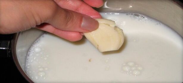 El ajo más la leche combate los parásitos internos